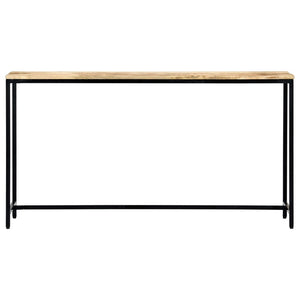 vidaXL Console Table 140x35x76 cm Solid Mango Wood