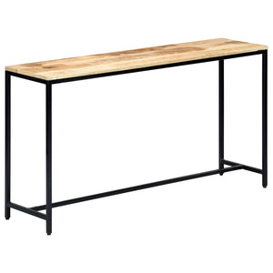 vidaXL Console Table 140x35x76 cm Solid Mango Wood