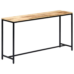 vidaXL Console Table 140x35x76 cm Solid Mango Wood