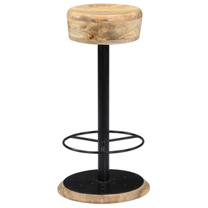 vidaXL Bar Stools 2 pcs Solid Mango Wood