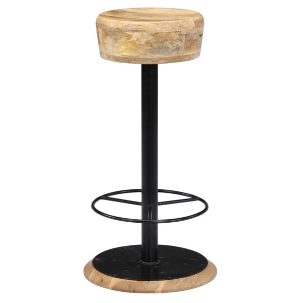 vidaXL Bar Stools 2 pcs Solid Mango Wood