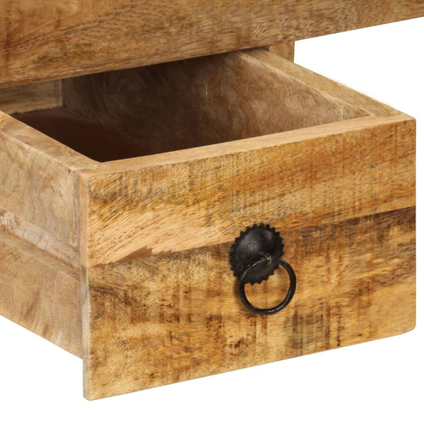 vidaXL Desk with 2 Drawers 110 x 50 x 77 cm Solid Mango Wood