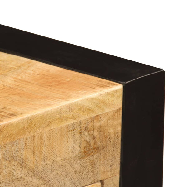 vidaXL Desk with 2 Drawers 110 x 50 x 77 cm Solid Mango Wood
