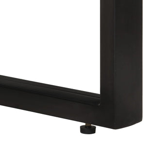 vidaXL Desk with 2 Drawers 110x50x77 cm Solid Acacia Wood