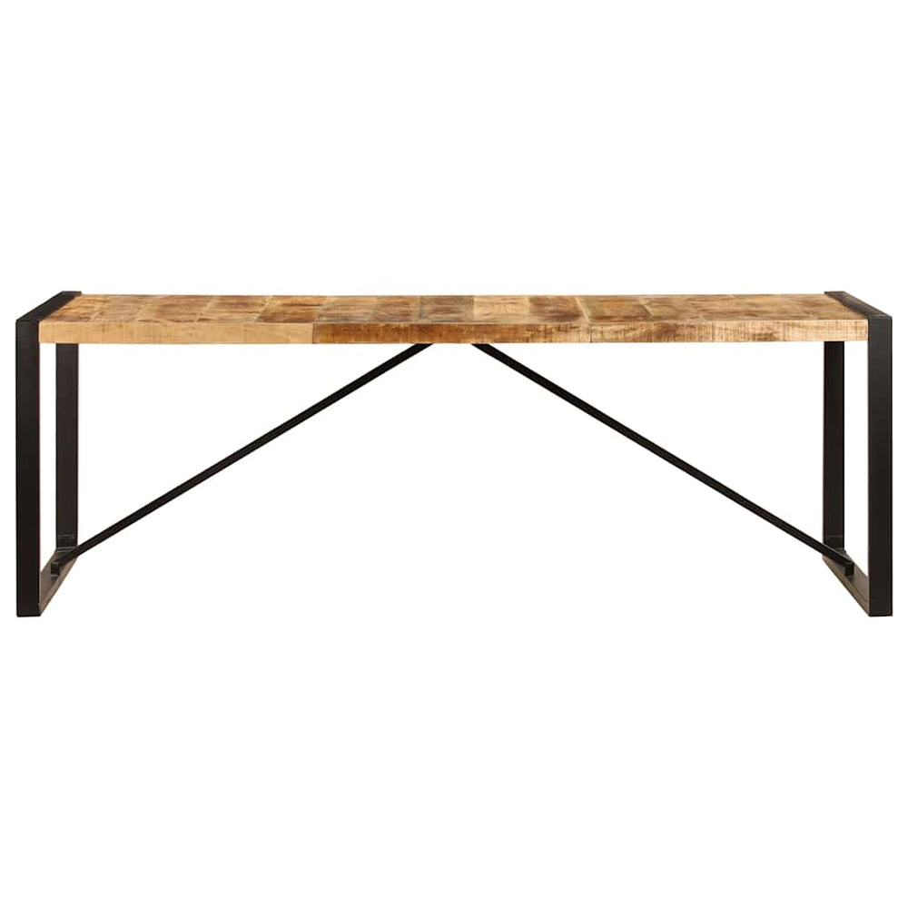 vidaXL Dining Table 220x100x75 cm Solid Mango Wood