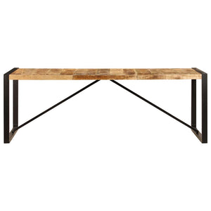 vidaXL Dining Table 220x100x75 cm Solid Mango Wood