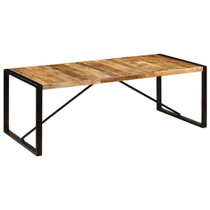 vidaXL Dining Table 220x100x75 cm Solid Mango Wood