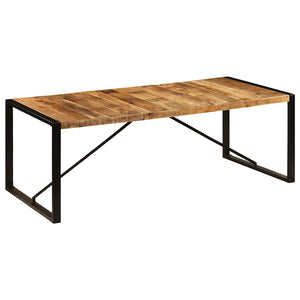 vidaXL Dining Table 220x100x75 cm Solid Mango Wood