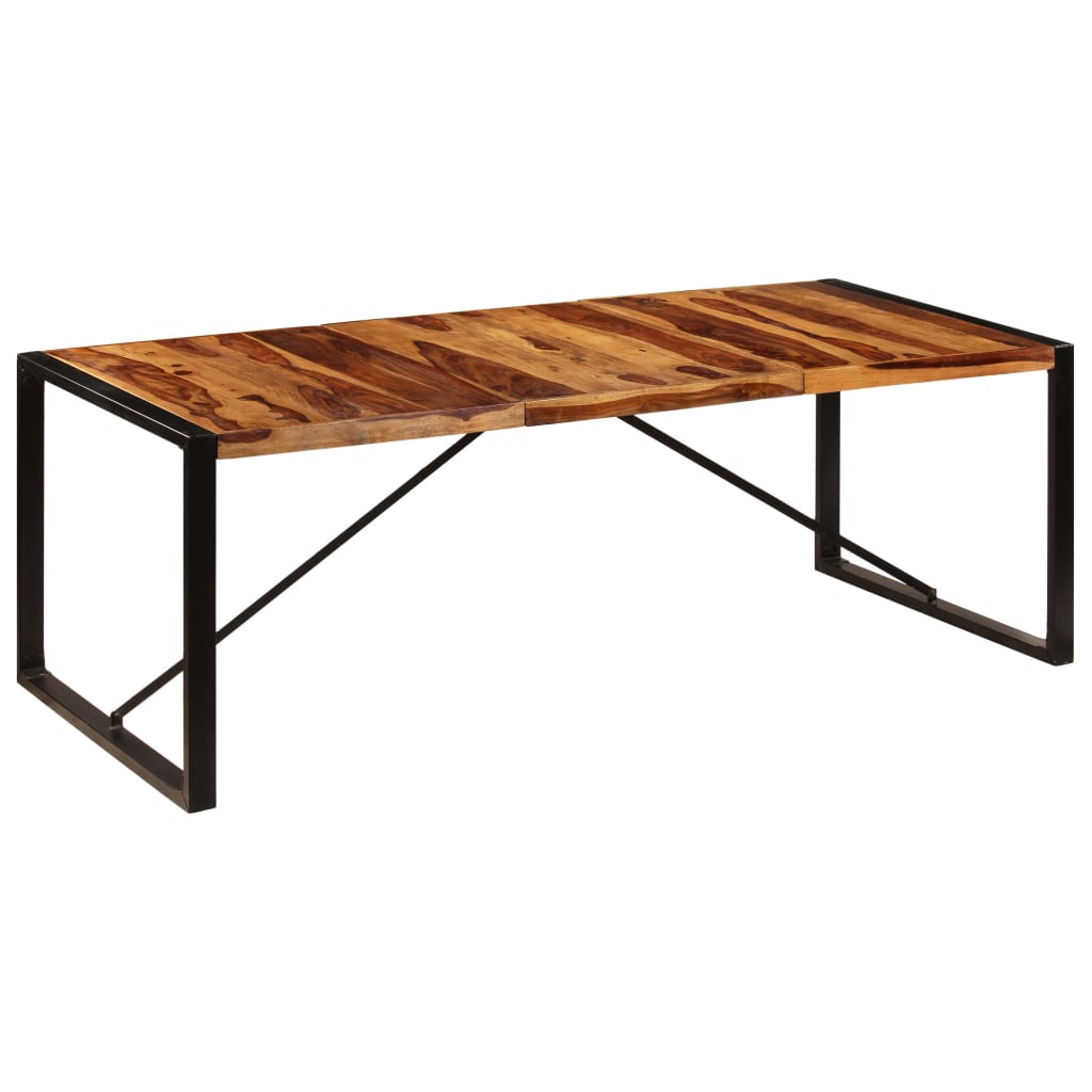 vidaXL Dining Table 220x100x75 cm Solid Acacia Wood