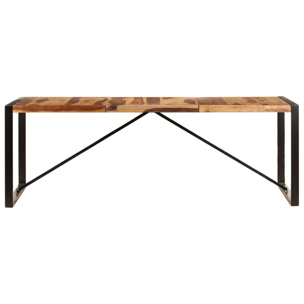 vidaXL Dining Table 220x100x75 cm Solid Acacia Wood