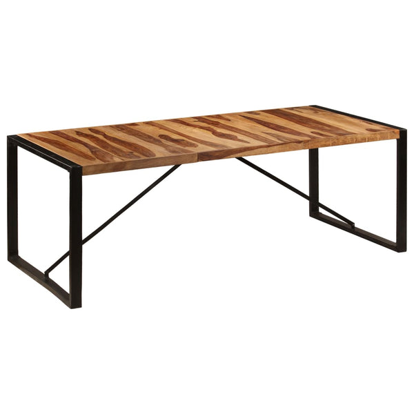 vidaXL Dining Table 220x100x75 cm Solid Acacia Wood