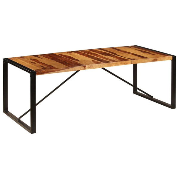 vidaXL Dining Table 220x100x75 cm Solid Acacia Wood