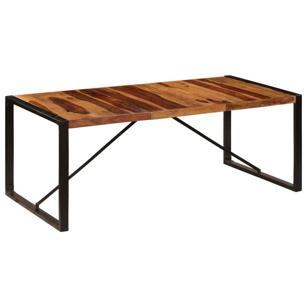 vidaXL Dining Table 200 x 100 x 75 cm Solid Acacia Wood