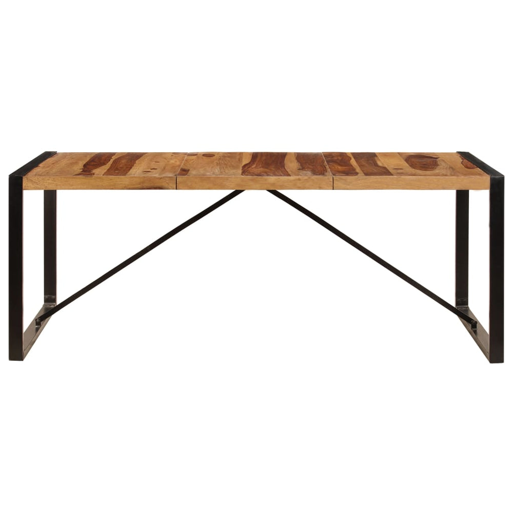 vidaXL Dining Table 200 x 100 x 75 cm Solid Acacia Wood