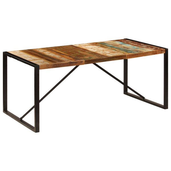 vidaXL Dining Table 180x90x75 cm Solid Reclaimed Wood