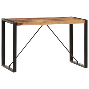 vidaXL Dining Table 120 x 60 x 76 cm Solid Acacia Wood