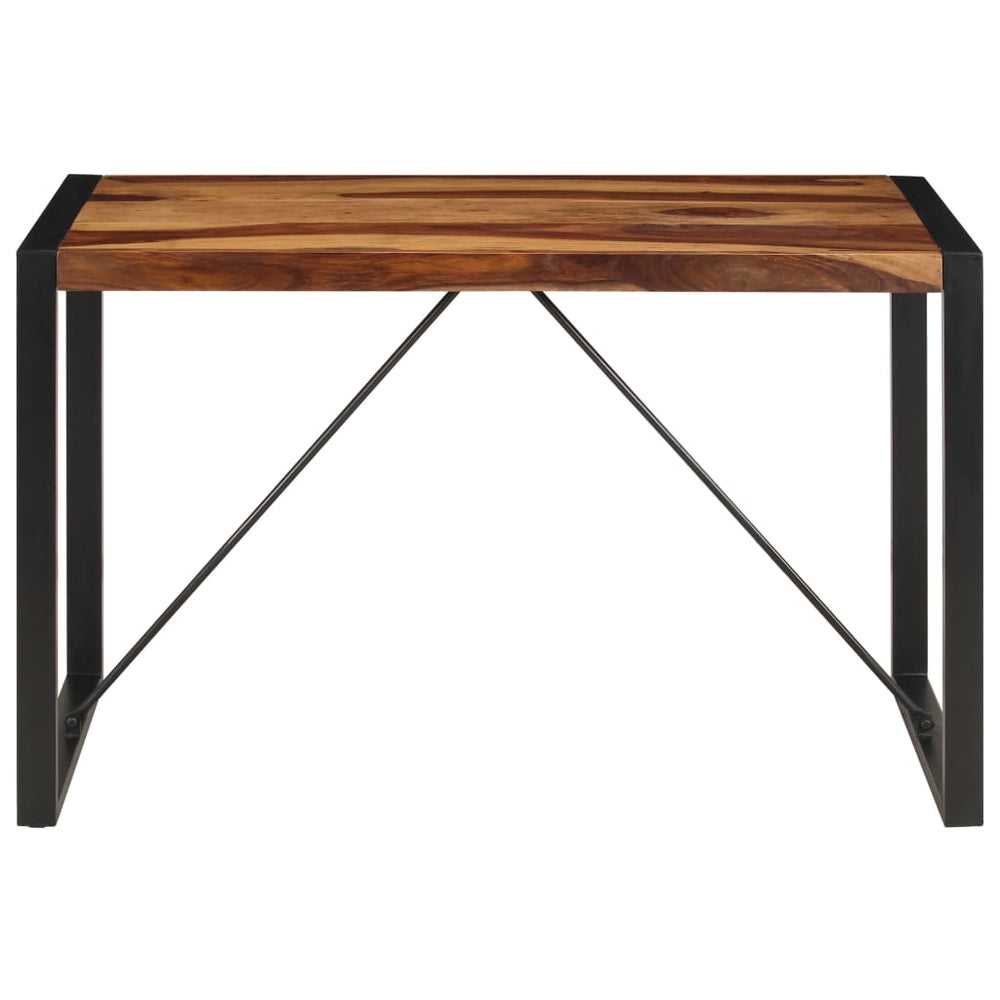 vidaXL Dining Table 120 x 60 x 76 cm Solid Acacia Wood