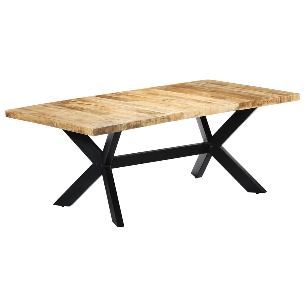 vidaXL Dining Table 200×100×75 cm Solid Mango Wood