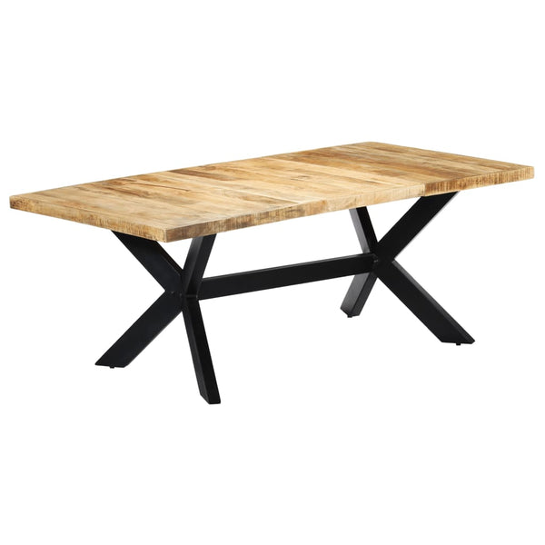 vidaXL Dining Table 200×100×75 cm Solid Mango Wood