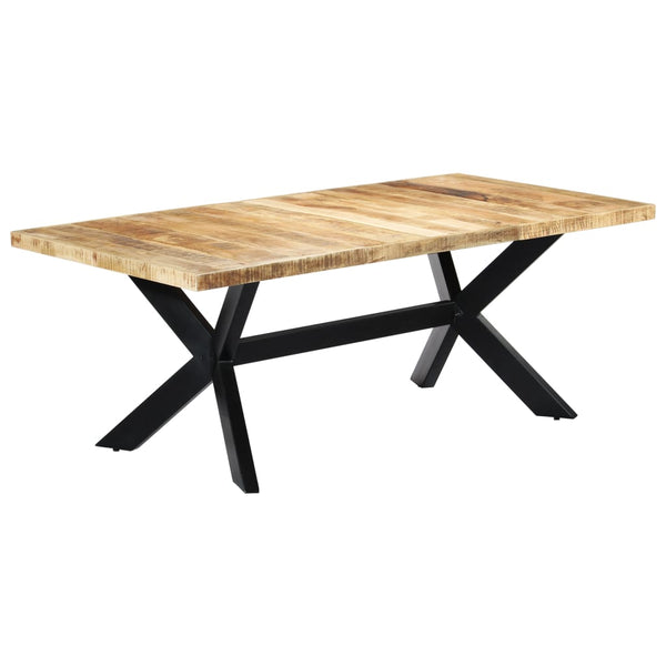 vidaXL Dining Table 200×100×75 cm Solid Mango Wood