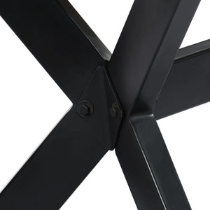 vidaXL Dining Table 200×100×75 cm Solid Mango Wood