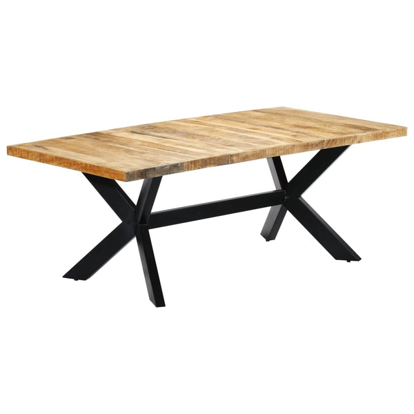 vidaXL Dining Table 200×100×75 cm Solid Mango Wood
