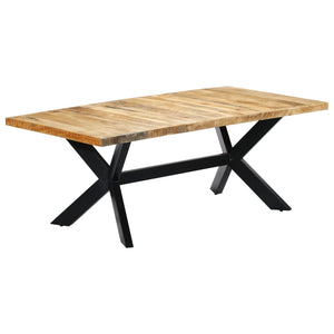 vidaXL Dining Table 200×100×75 cm Solid Mango Wood