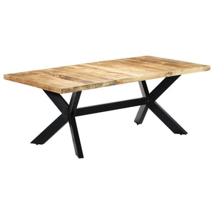 vidaXL Dining Table 200×100×75 cm Solid Mango Wood