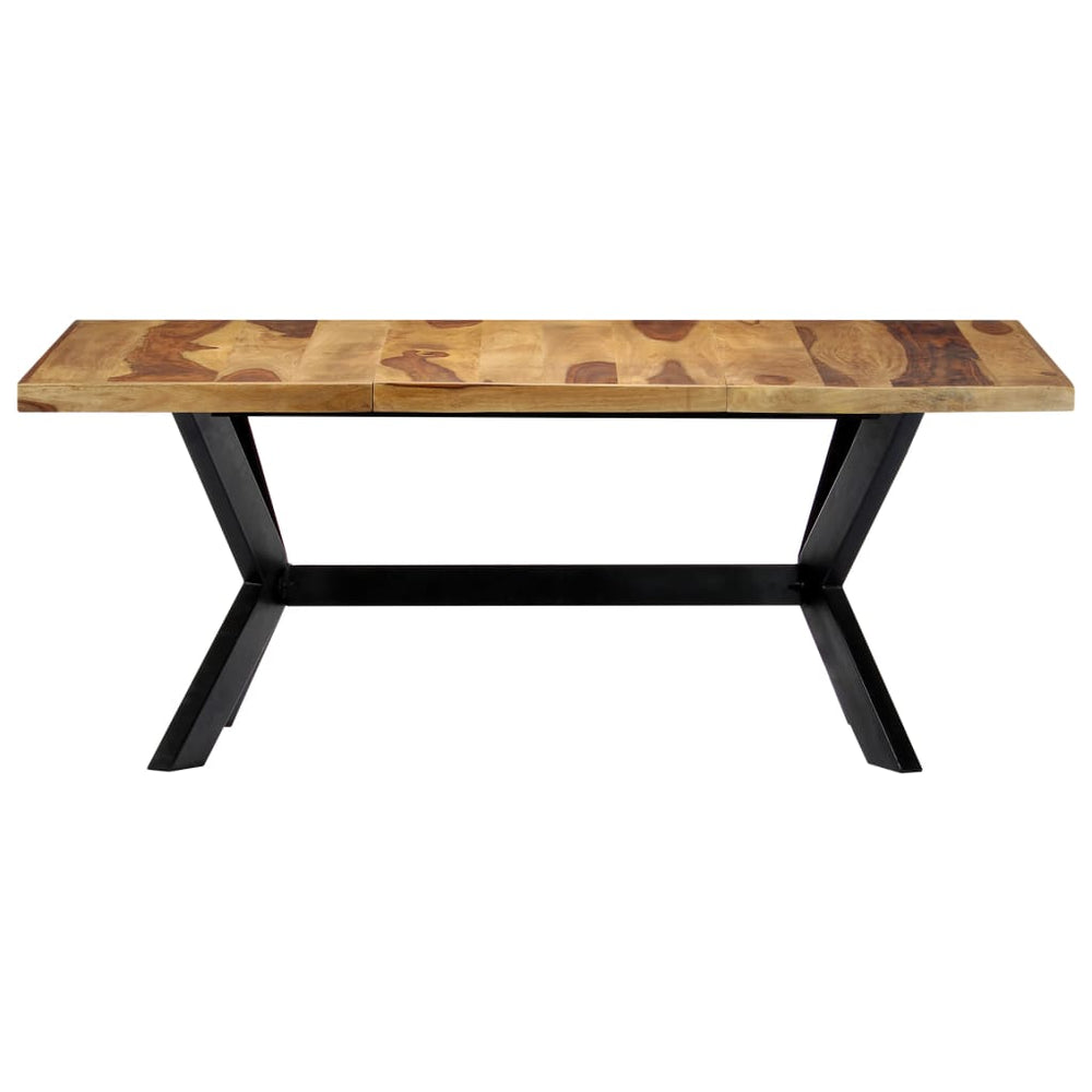 vidaXL Dining Table 180x90x75 cm Solid Acacia Wood