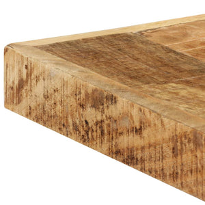 vidaXL Dining Table 160x80x75 cm Rough Mango Wood