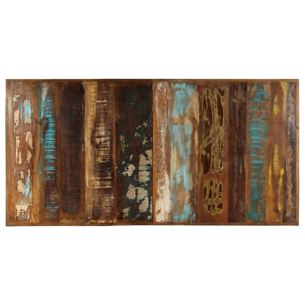 vidaXL Dining Table 160x80x75 cm Solid Reclaimed Wood