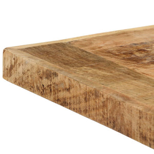 vidaXL Dining Table 140x70x75 cm Rough Mango Wood