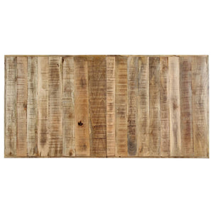 vidaXL Dining Table 140x70x75 cm Rough Mango Wood