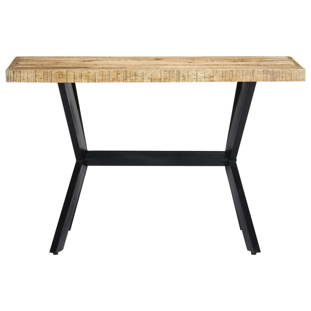 vidaXL Dining Table 120x60x75 cm Rough Mango Wood