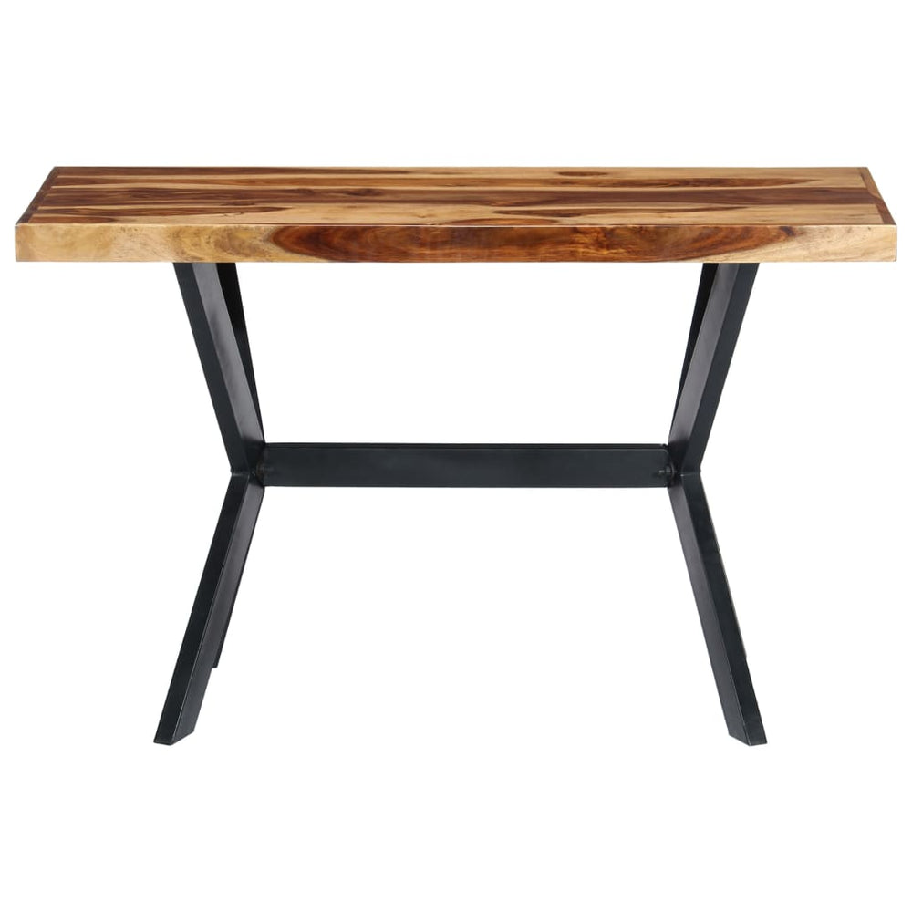 vidaXL Dining Table 120x60x75 cm Solid Acacia Wood