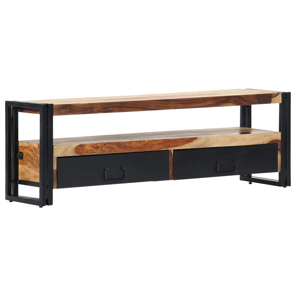 vidaXL TV Cabinet 120x30x40 cm Solid Acacia Wood