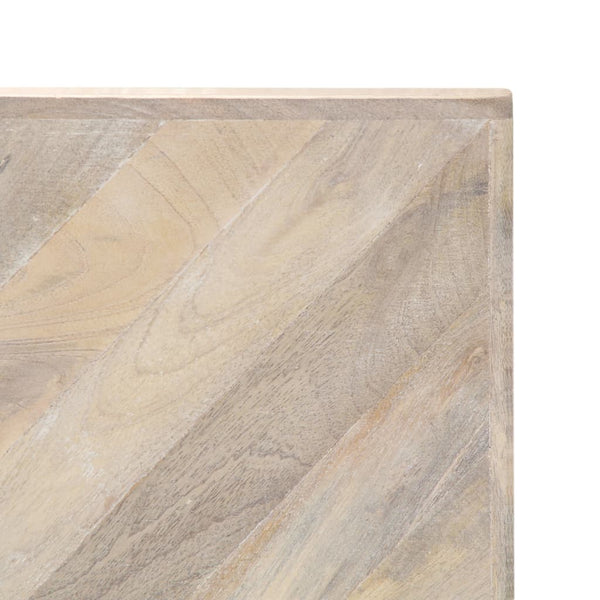 vidaXL Coffee Table 110x110x36 cm Solid Mango Wood