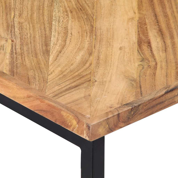 vidaXL Coffee Table 110x110x36 cm Solid Acacia Wood