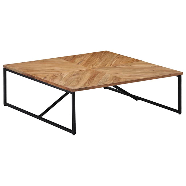 vidaXL Coffee Table 110x110x36 cm Solid Acacia Wood