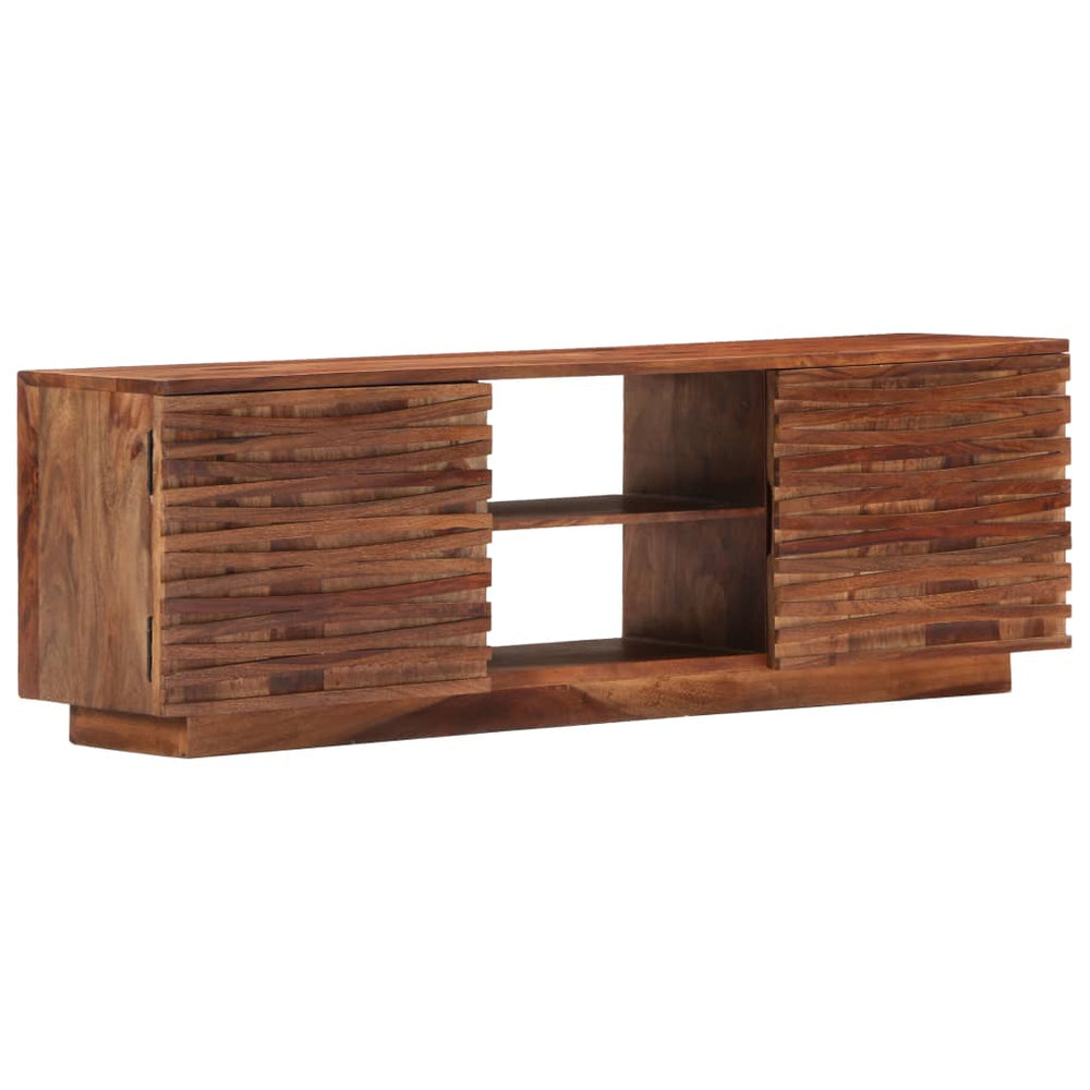 vidaXL TV Cabinet 120x30x40 cm Solid Acacia Wood