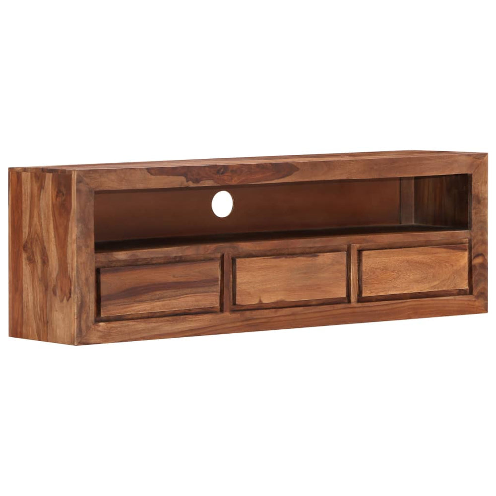 vidaXL TV Cabinet 120x30x40 cm Solid Acacia Wood