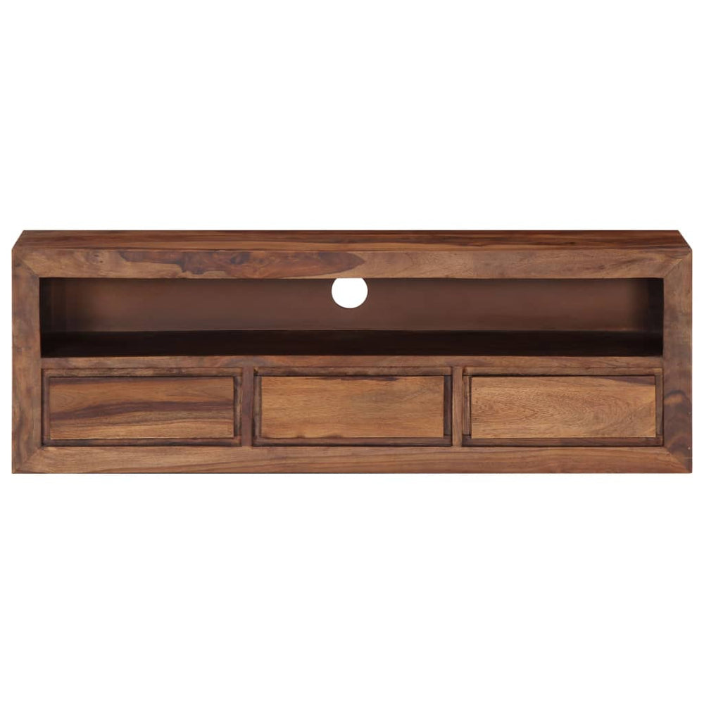 vidaXL TV Cabinet 120x30x40 cm Solid Acacia Wood