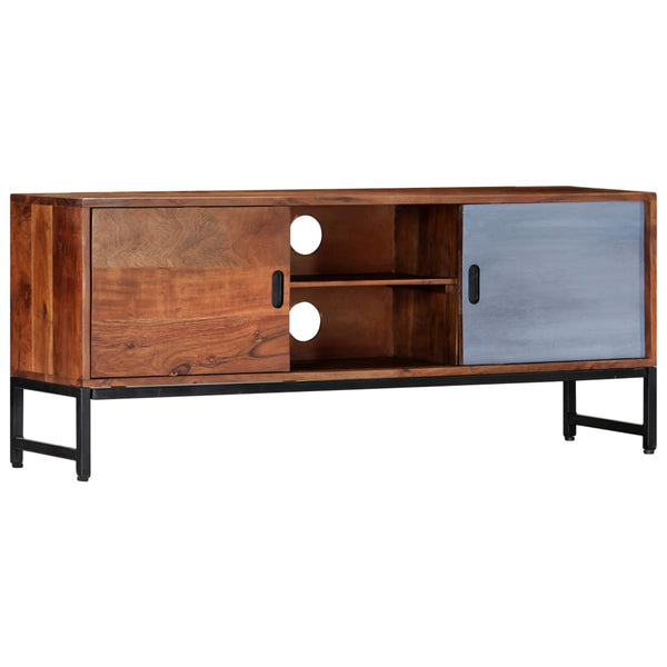 vidaXL TV Cabinet 120x30x49 cm Solid Acacia Wood