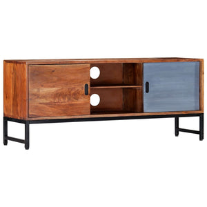 vidaXL TV Cabinet 120x30x49 cm Solid Acacia Wood