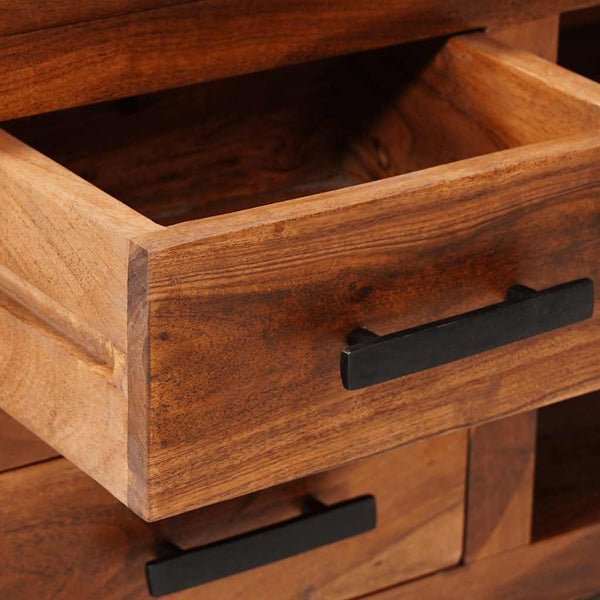 vidaXL TV Cabinet 110x30x40 cm Solid Wood