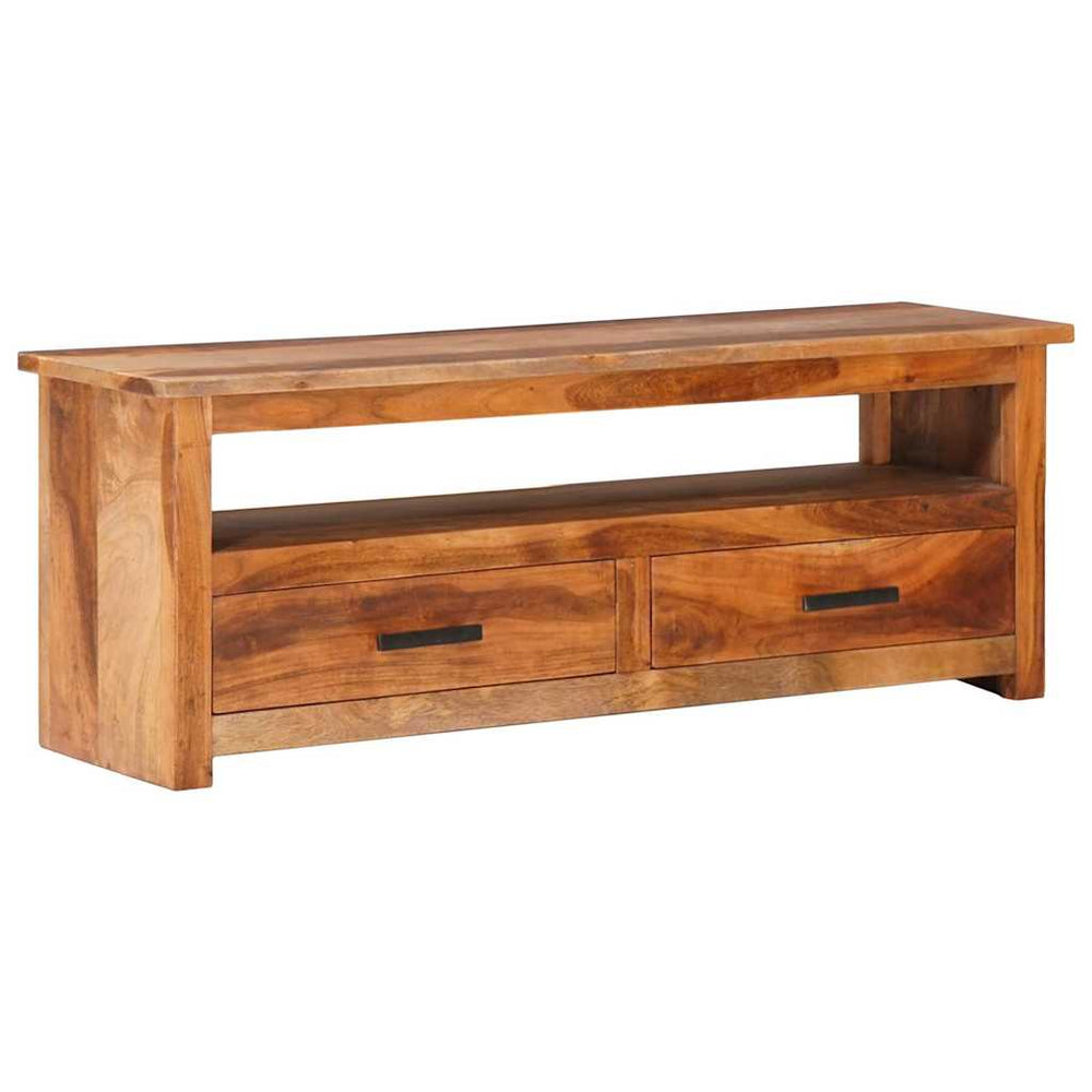 vidaXL TV Cabinet 118x30x40 cm Solid Wood