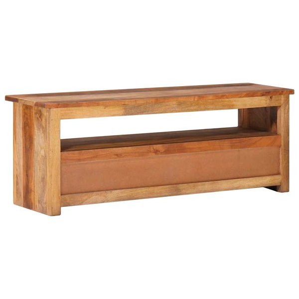 vidaXL TV Cabinet 118x30x40 cm Solid Wood