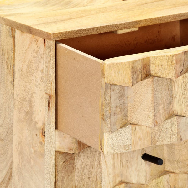 vidaXL Nightstand 40x30x50 cm Solid Mango Wood