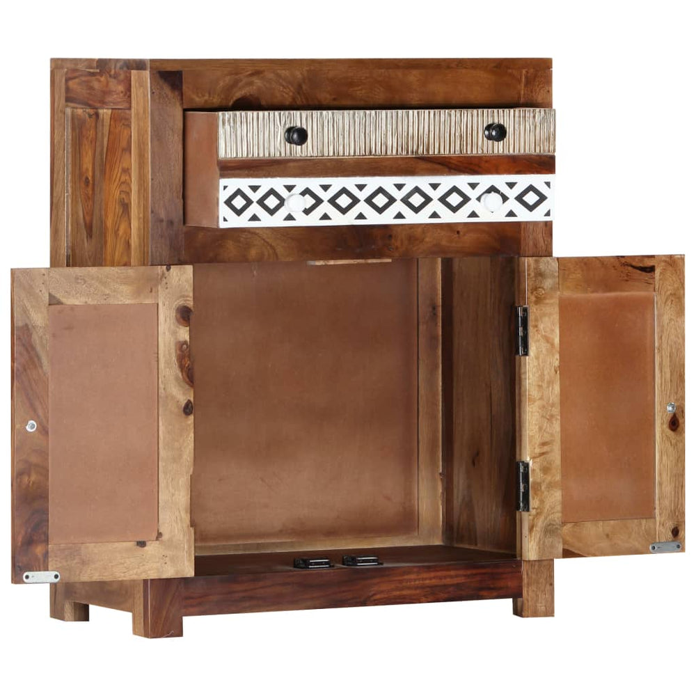 vidaXL Sideboard 60x30x75 cm Solid Acacia Wood