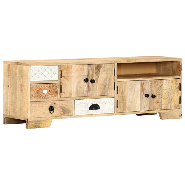 vidaXL TV Cabinet 120x30x40 cm Solid Mango Wood